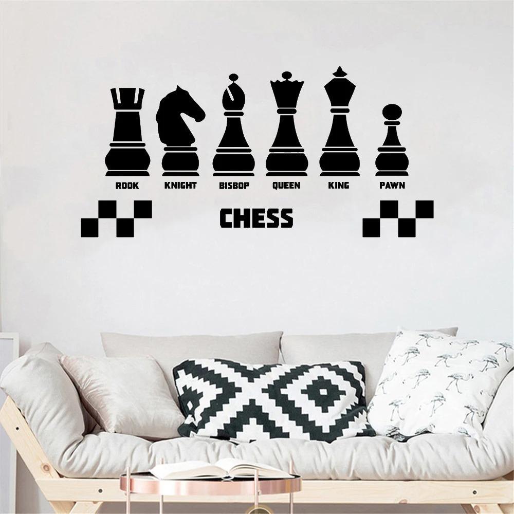 Beautiful Chess Wall Stickers