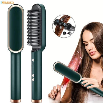 Travel Comb Cordless Rechargeable Hair Straightener