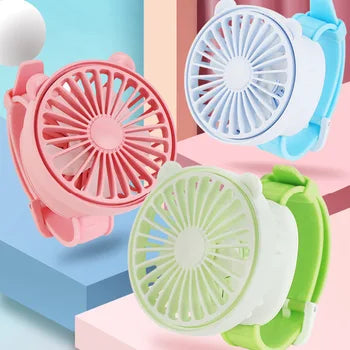 Watch Fan Portable and Cute USB Charging Bracelet