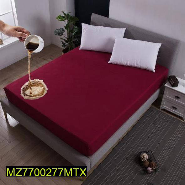 Cotton Plain Double Bed Mattress Cover