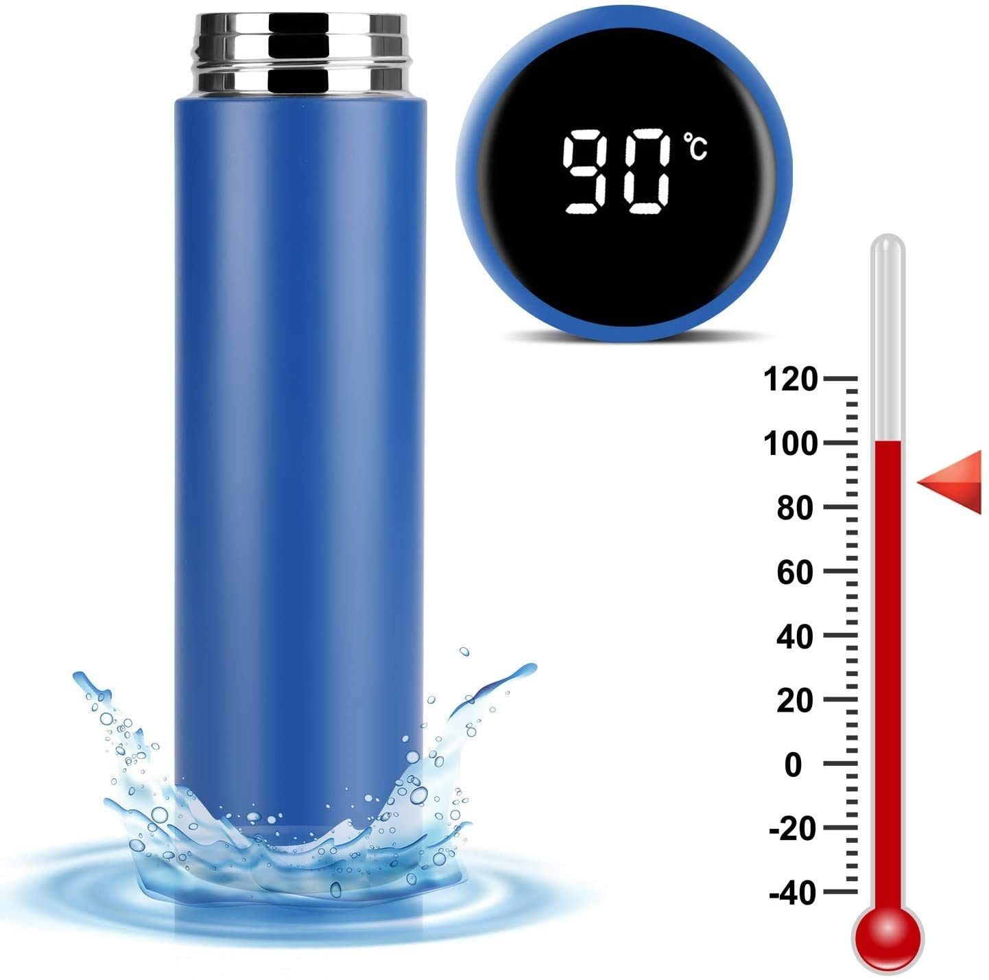 Smart Thermos Water Bottle LED Digital Temperature