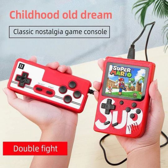 SUP RETRO GAME BOX with Joystick CONSOLE HANDHELD DUAL CONTROLLER 400 IN 1 GAMES